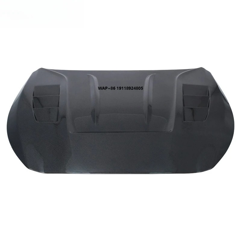 DS Style Vented Front Bonnet Hood for Q50 Q50 Q50s Q50l Real Carbon Fiber Engine Hood